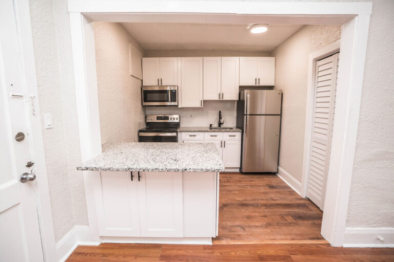 Bay View Flats interior apartment kitchen