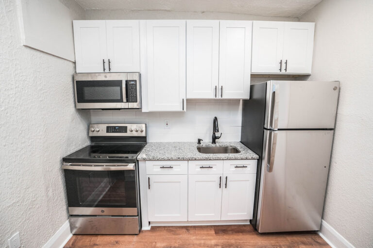 Bay View Flats interior apartment kitchen