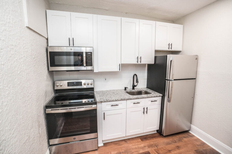 Bay View Flats interior apartment kitchen