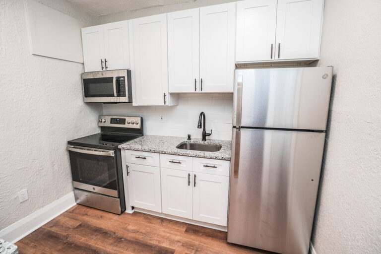 Bay View Flats interior apartment kitchen