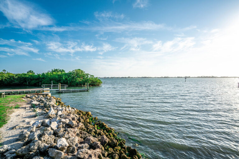 View of the water