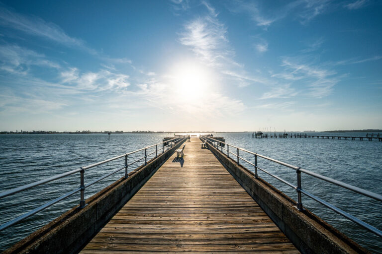 View from the dock