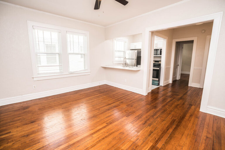 Kansas Flats interior apartment living area