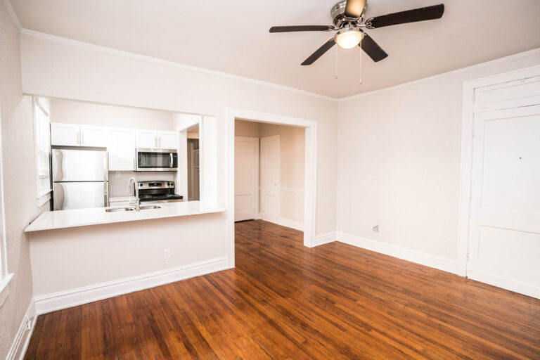 Kansas Flats interior apartment living area