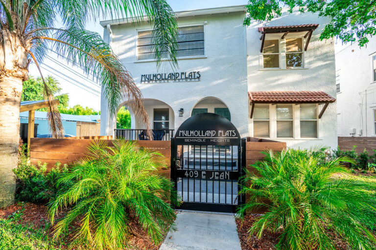 Mulholland Flats property exterior front gate