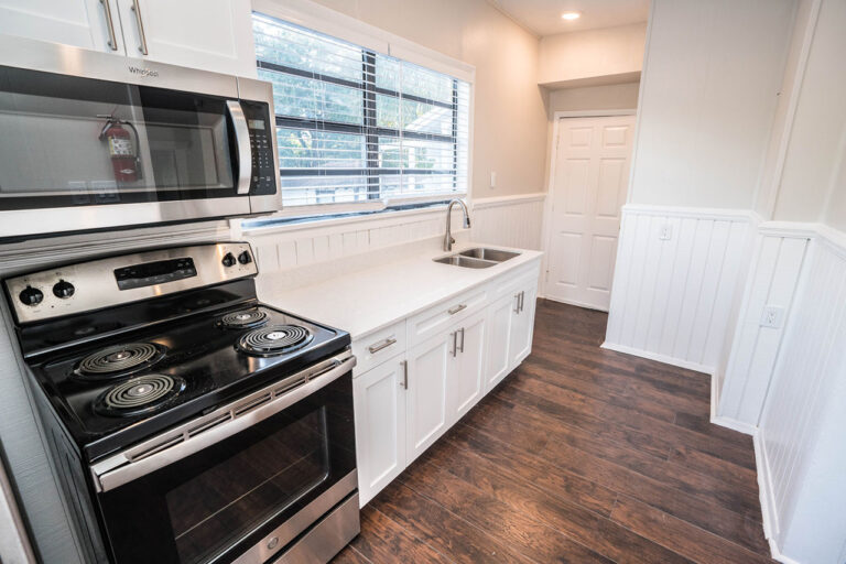 Mulholland Flats interior apartment kitchen