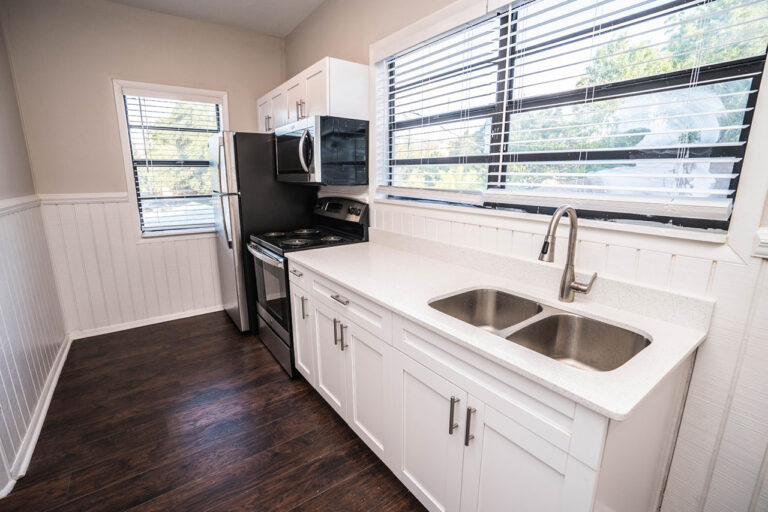 Mulholland Flats interior apartment kitchen