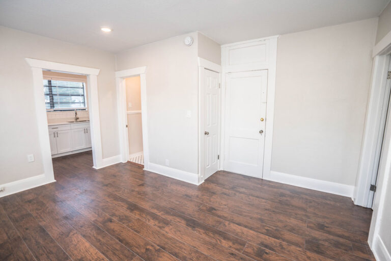 Mulholland Flats interior apartment bedroom