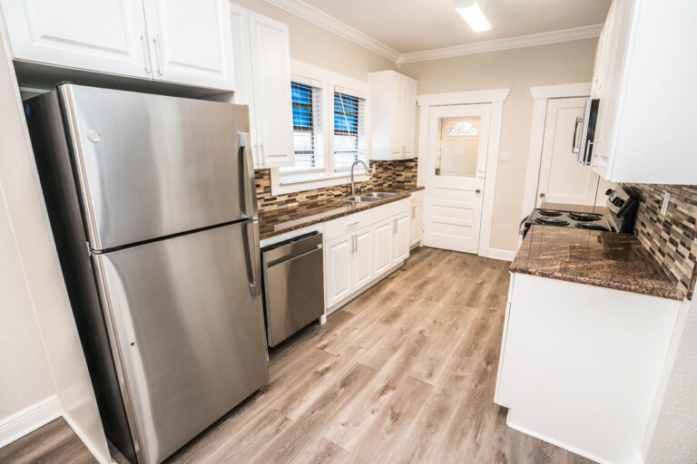 Mulholland Flats interior apartment kitchen