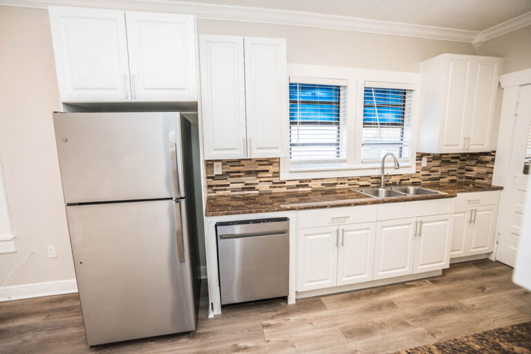 Mulholland Flats interior apartment kitchen