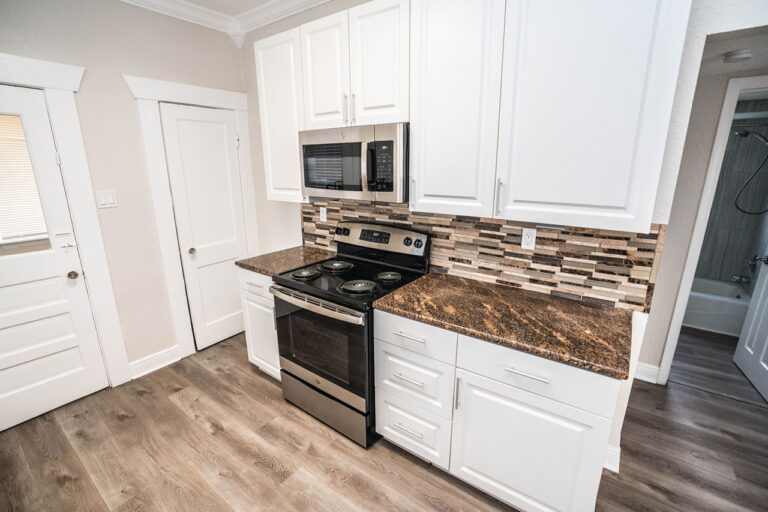 Mulholland Flats interior apartment kitchen